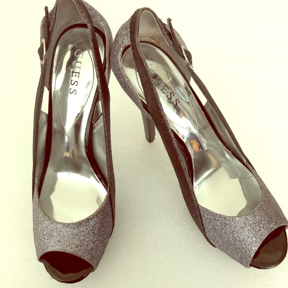 GUESS Sparkling Heels Shoes - Picture 1 of 8